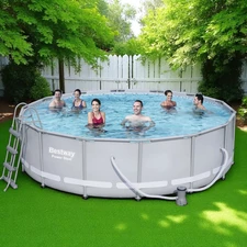 Каркасный бассейн Bestway 56266, 488 х 122 см., с фильтр-насосом